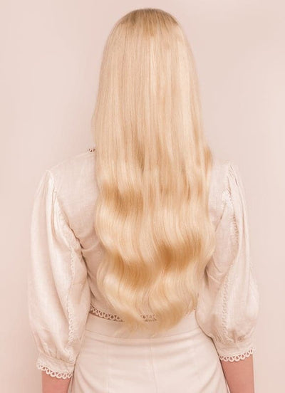 Extensiones de Pelo Adhesivas de 24 Pulgadas #60 Rubio Claro
