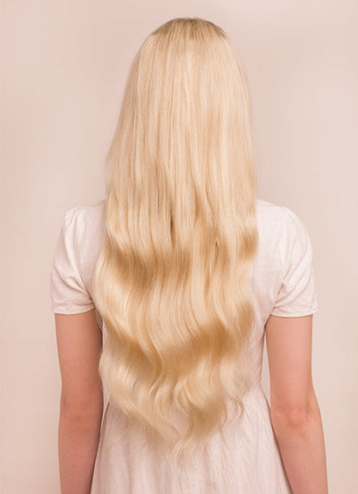 Extensions de cheveux à clipser Ultimate Volume 24 pouces #60 Blond clair