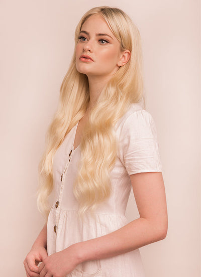 Extensions de cheveux à clipser Ultimate Volume 24 pouces #60 Blond clair