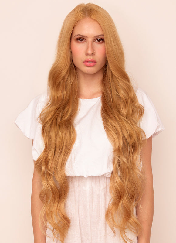 30palcové clip-in prodloužení vlasů Ultimate Volume #14 tmavá blond