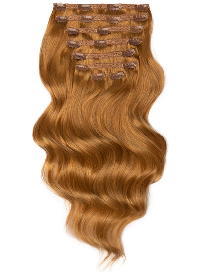 Extensions de cheveux à clipser Ultimate Volume 30 pouces #8 Brun châtain