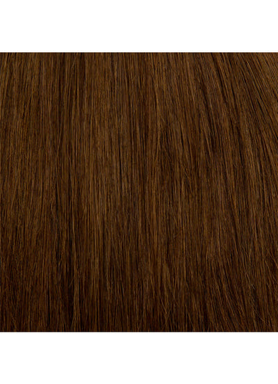 Extensiones de cabello tipo tejido/trama de 20 pulgadas, #4 Castaño medio