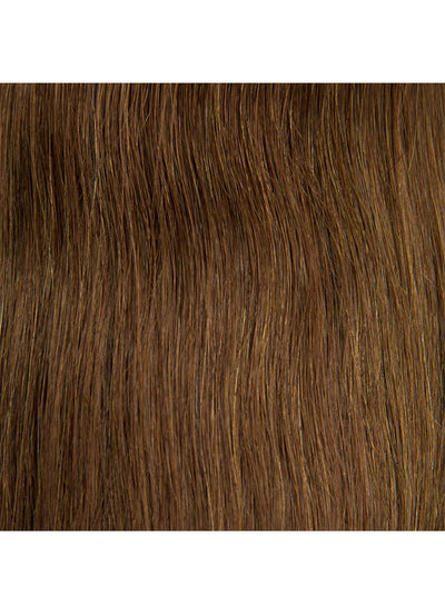 24 Zoll Tape Echthaar Extensions #6 Hellkastanienbraun