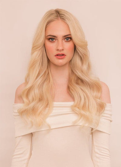 Extensions de cheveux à clip deluxe 20 pouces #60 Blond clair