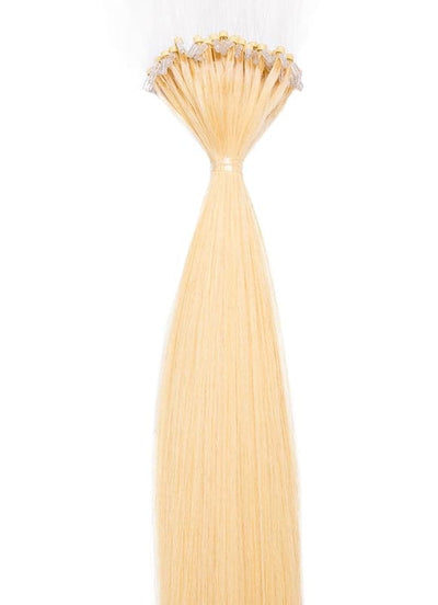 Extensions de cheveux micro boucle 20 pouces #60 Blond clair