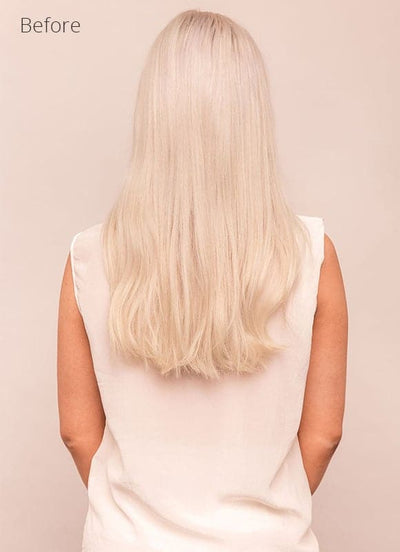 Extensions de cheveux Deluxe à clipser 16 pouces #60W Blond Platine
