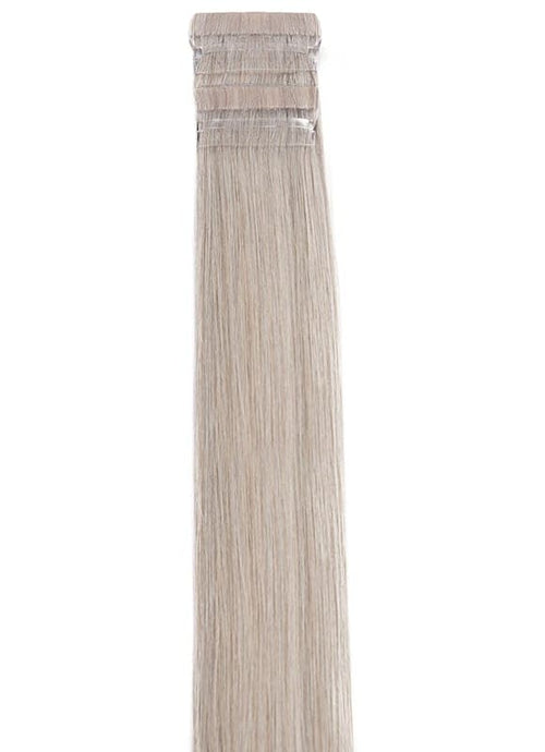 24 Zoll Remy Tape-Haarverlängerungen – Silber