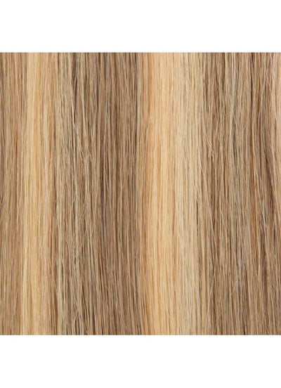 20 Zoll Remy Tape Extensions Goldbraun mit Hellblonden Strähnchen