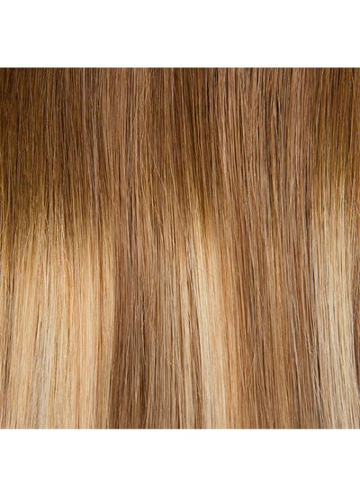 20 Zoll Remy Tape Extensions Mittel Aschbraun bis Hell & Dunkel Aschblond Highlights Balayage