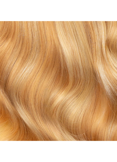 Extensions de cheveux à clip volume complet 20 pouces Blond clair avec mèches blond fraise