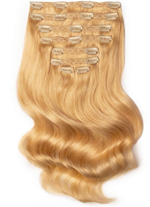 20palcové clip-in prodloužení vlasů Ultimate Volume  #27 Jahodová blond