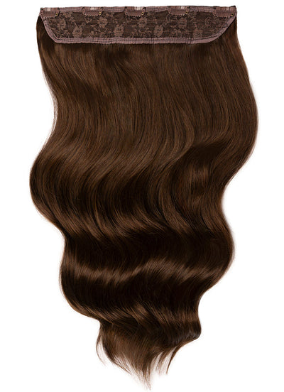 Clip-in One Piece Volumiser – Mokka Braun