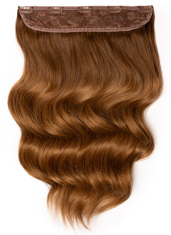 Clip-in One Piece Volumiser – Dunkelbraun bis Mittelbraun Ombré